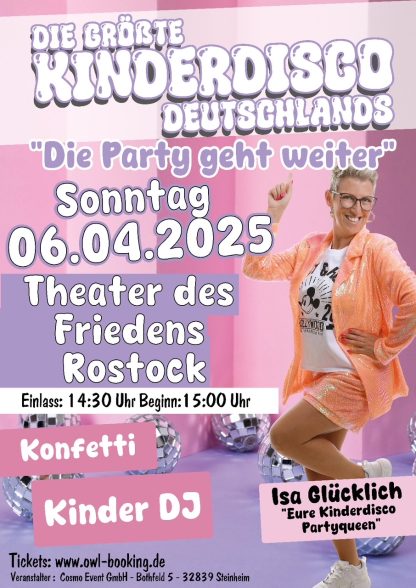 Die größte Kinderdisco Deutschlands in Rostock