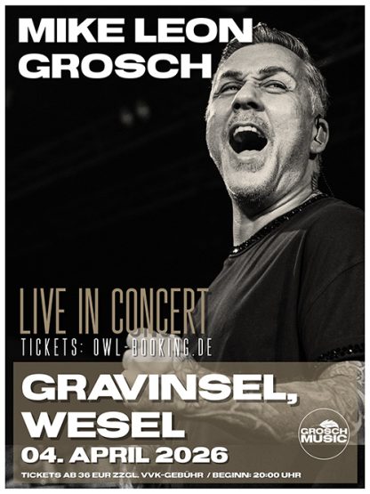 Mike Leon Grosch - Live in Wesel 2026 - Konzertticket