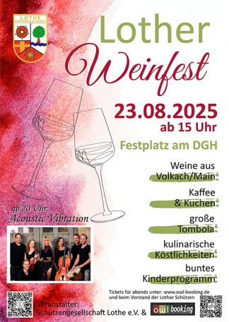 Weinfest Lothe 2025