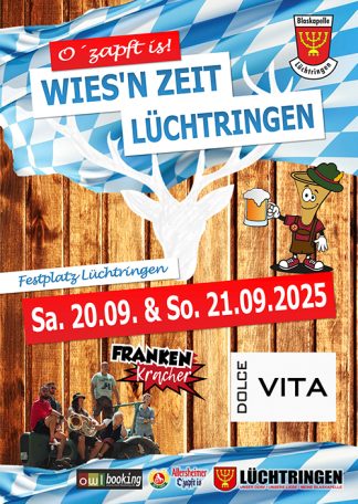 Wies'n Zeit Lüchtringen - Samstag 20.9.25