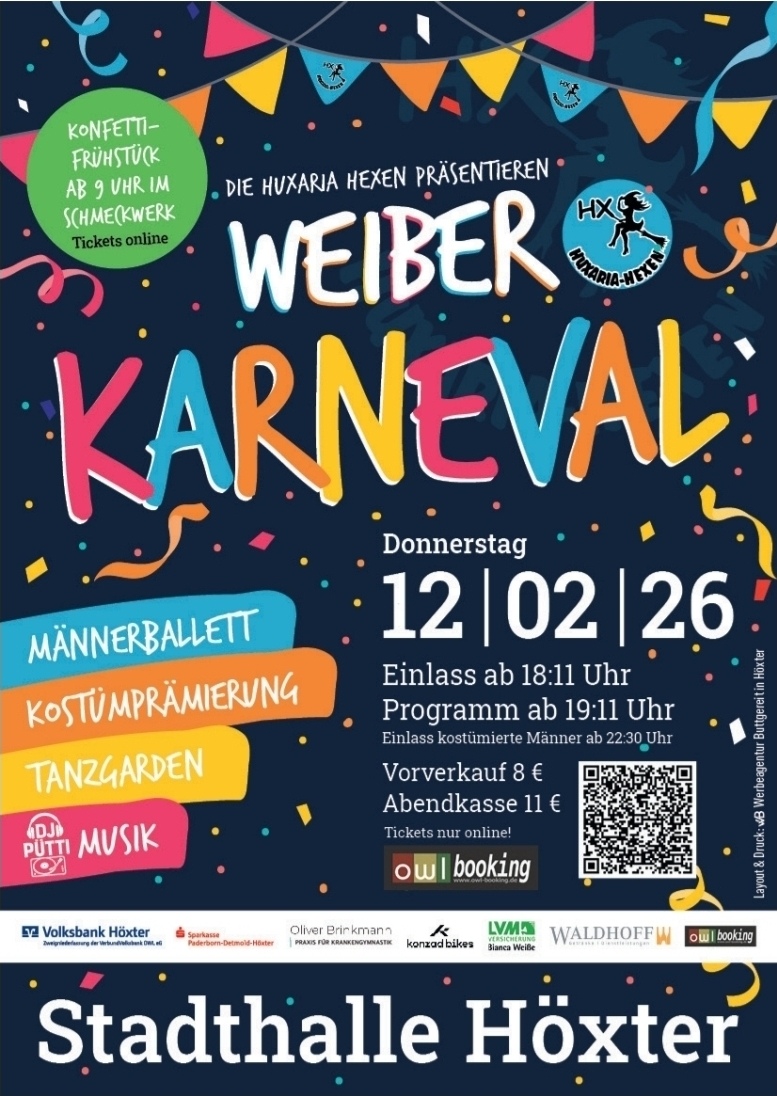 Weiberkarneval mit den Huxaria Hexen