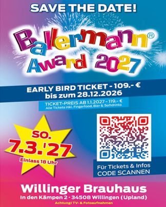 Ballermann Award 2027
